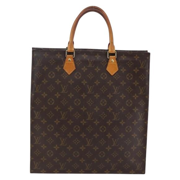 LOUIS VUITTON Monogram Sac Plat Hand Bag M51140 - Picture 2 of 12